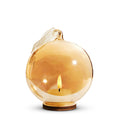 Ornament - 5.5" Gold w/ Ivory Tealight