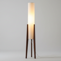 VIVZONE - 51'' Tall Solid Wood Standing Lamp Floor Lamp