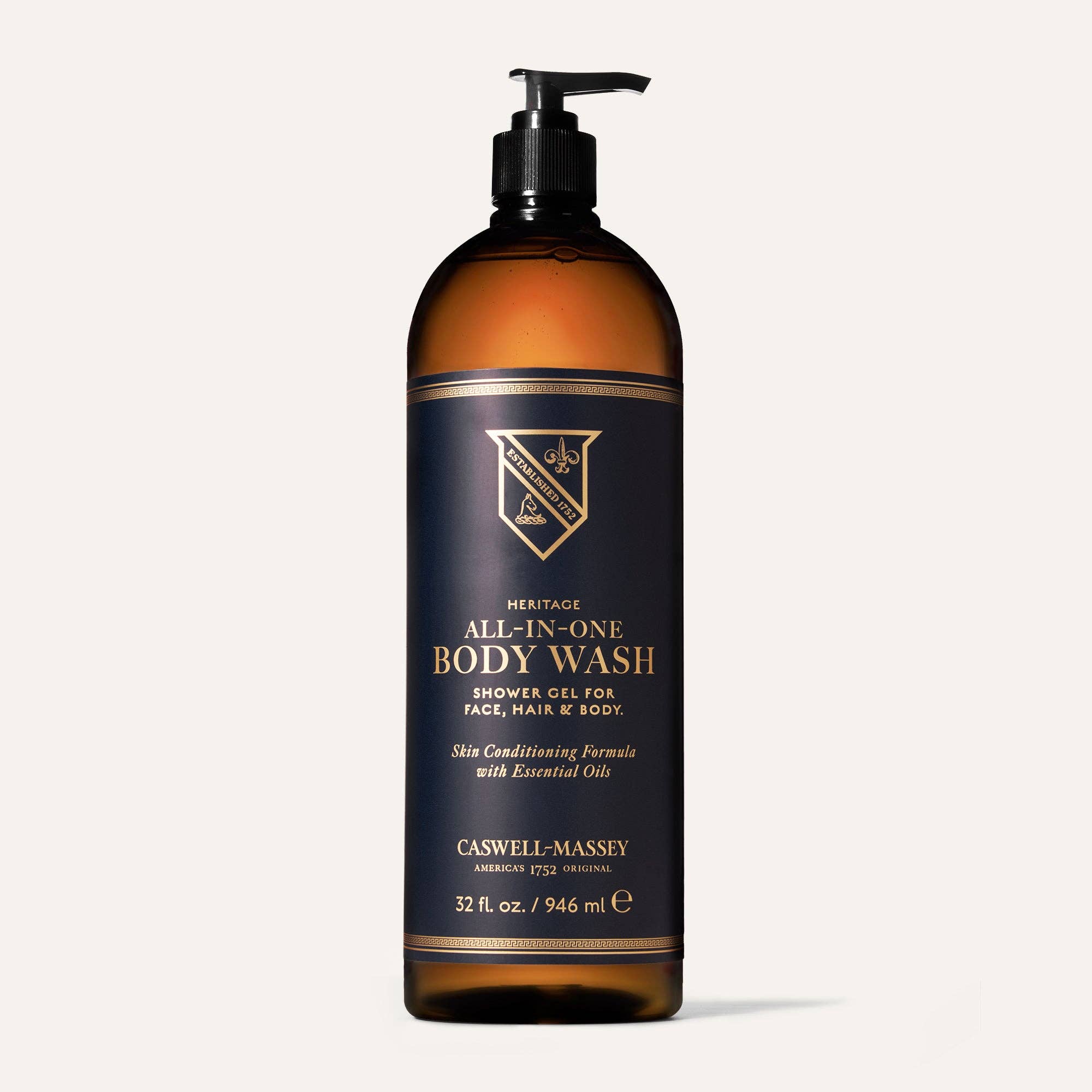 Caswell-Massey - All-in-One Hair Face and Body Wash, Citrus & Herbal, 12oz