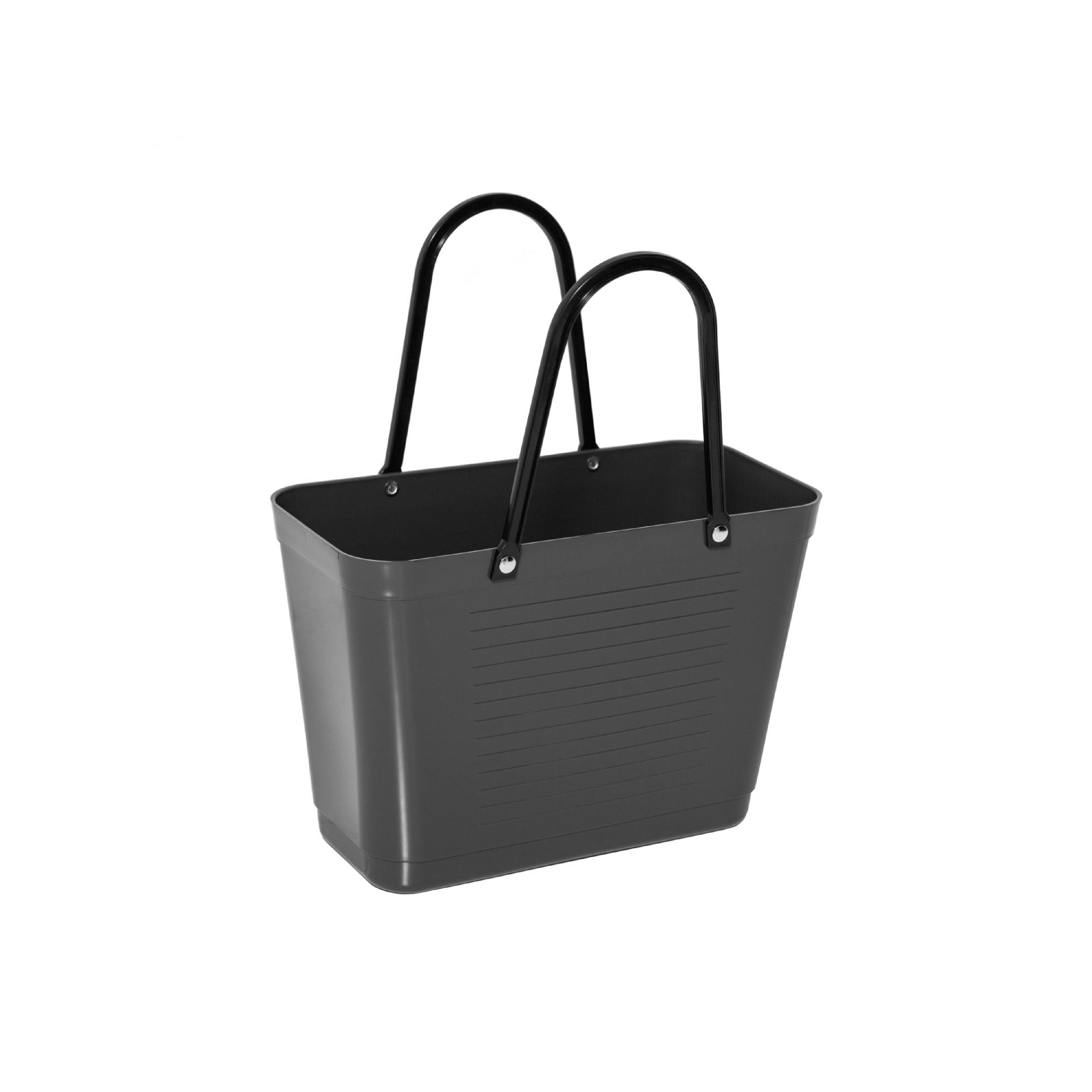 Hinza Bag, Traditional Plastic - Dark Gray