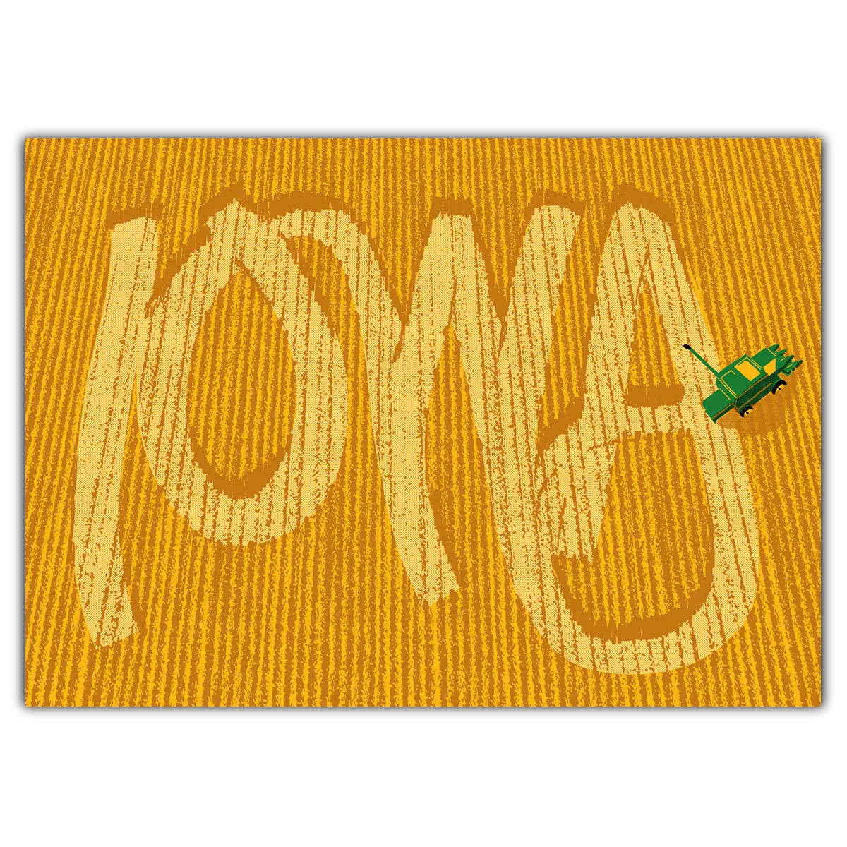 Iowa Harvest Greeting Card