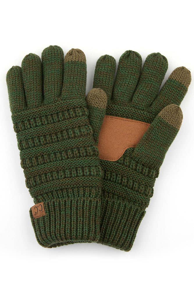 Hana - C.C Multi Color Gloves with Lining Inside