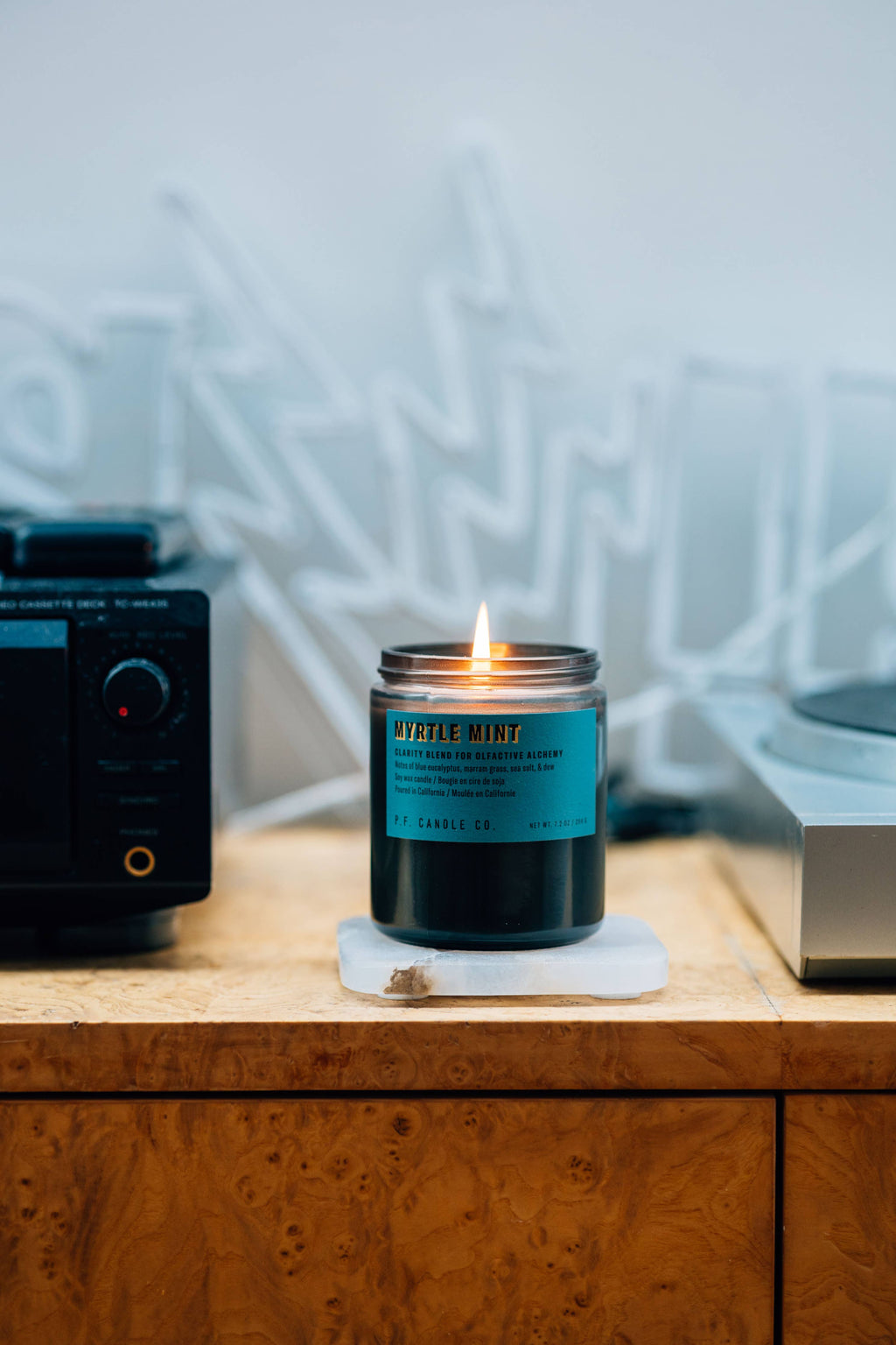 P.F. Candle Co. - Myrtle Mint - 7.2 oz Alchemy Soy Candle