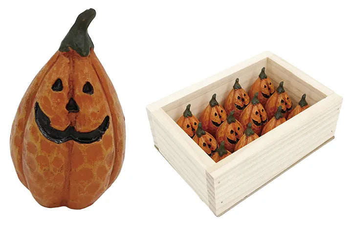 Rustic Happy Pumpkin