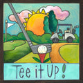 Sticks - Wall Plaque - 6x6 - Golf | "Fore!"