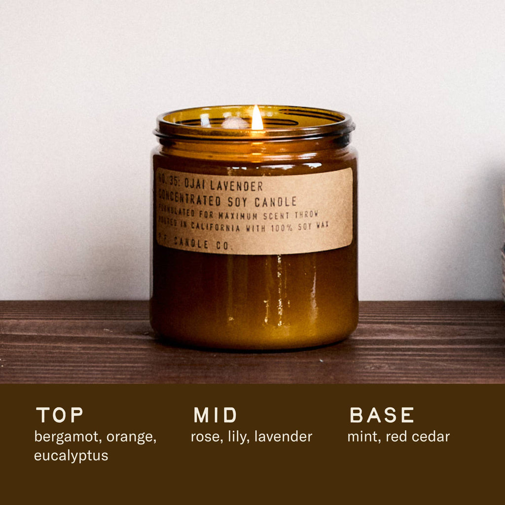 P.F. Candle Co. - Ojai Lavender - 12.5 oz Large Concentrated Candle