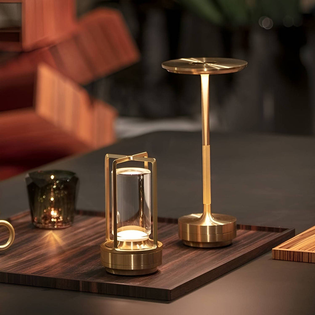 Metal Dimmable Cordless Table Lamp