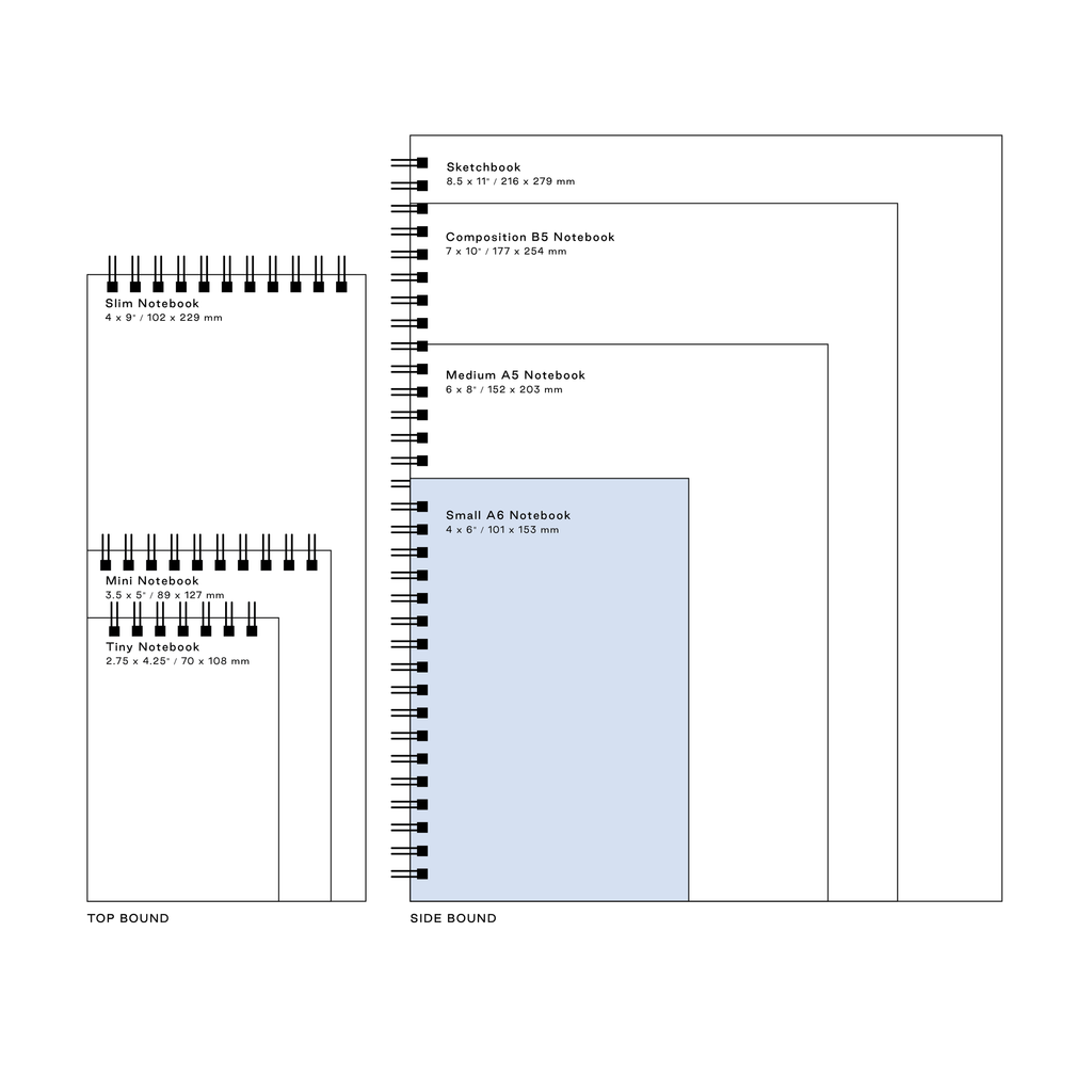 Moglea - Palmita A6 Weekly Undated Planner