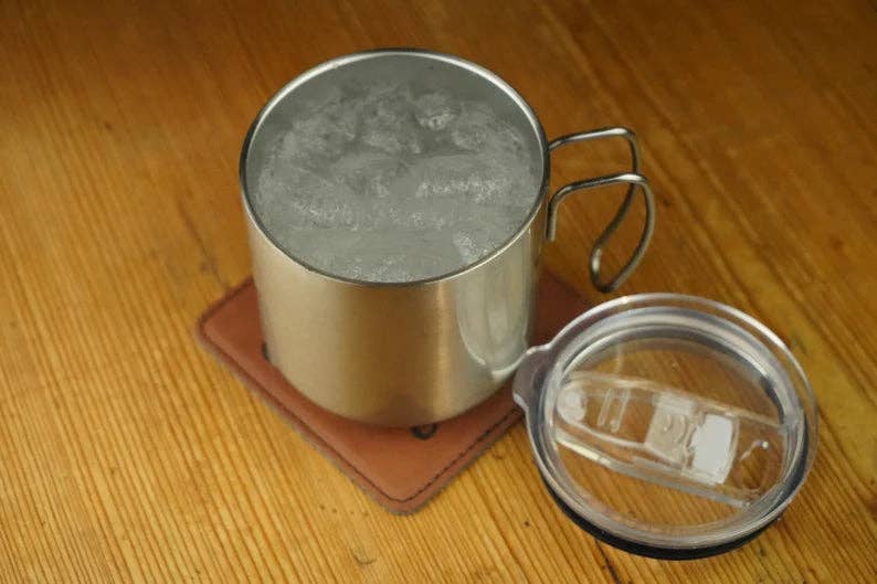 Double Walled Sliver Stainless Steel Mug