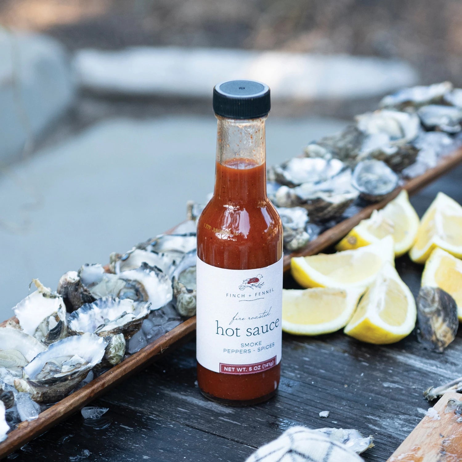 Creative Co-Op- Finch + Fennel - Fire Roasted Hot Sauce