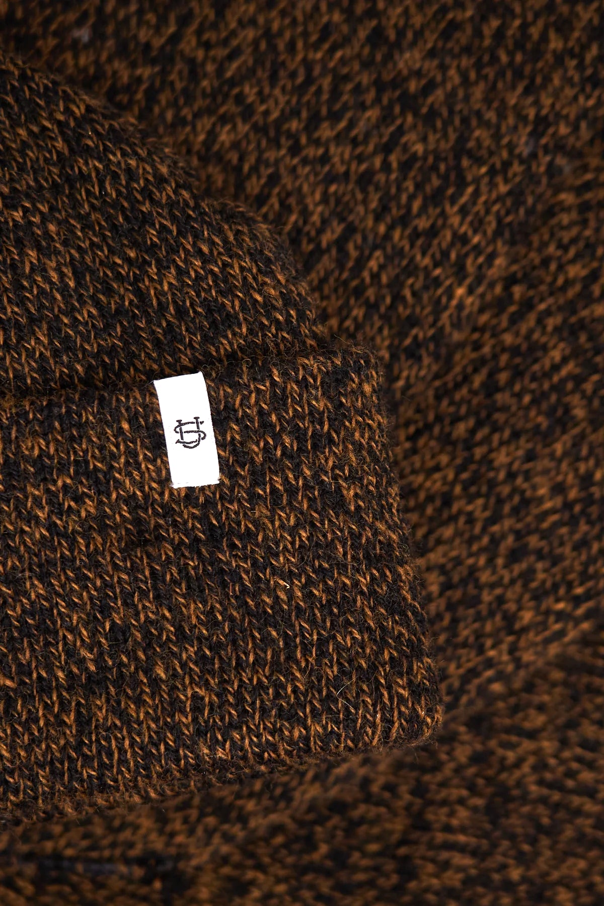 Upstate Stock - Rust Melange Ragg Wool Beanie