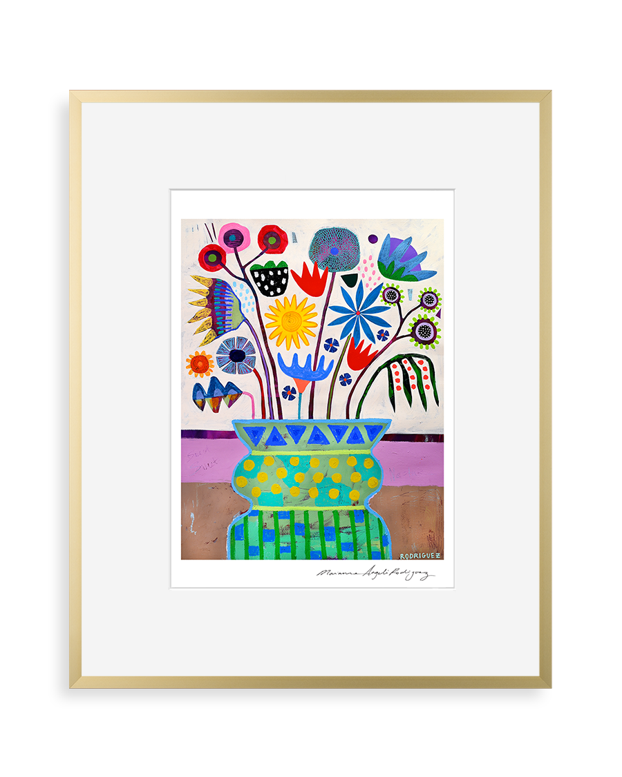 Marianne Angeli Rodriguez - FLOWER VASE STUDY 1 PRINT