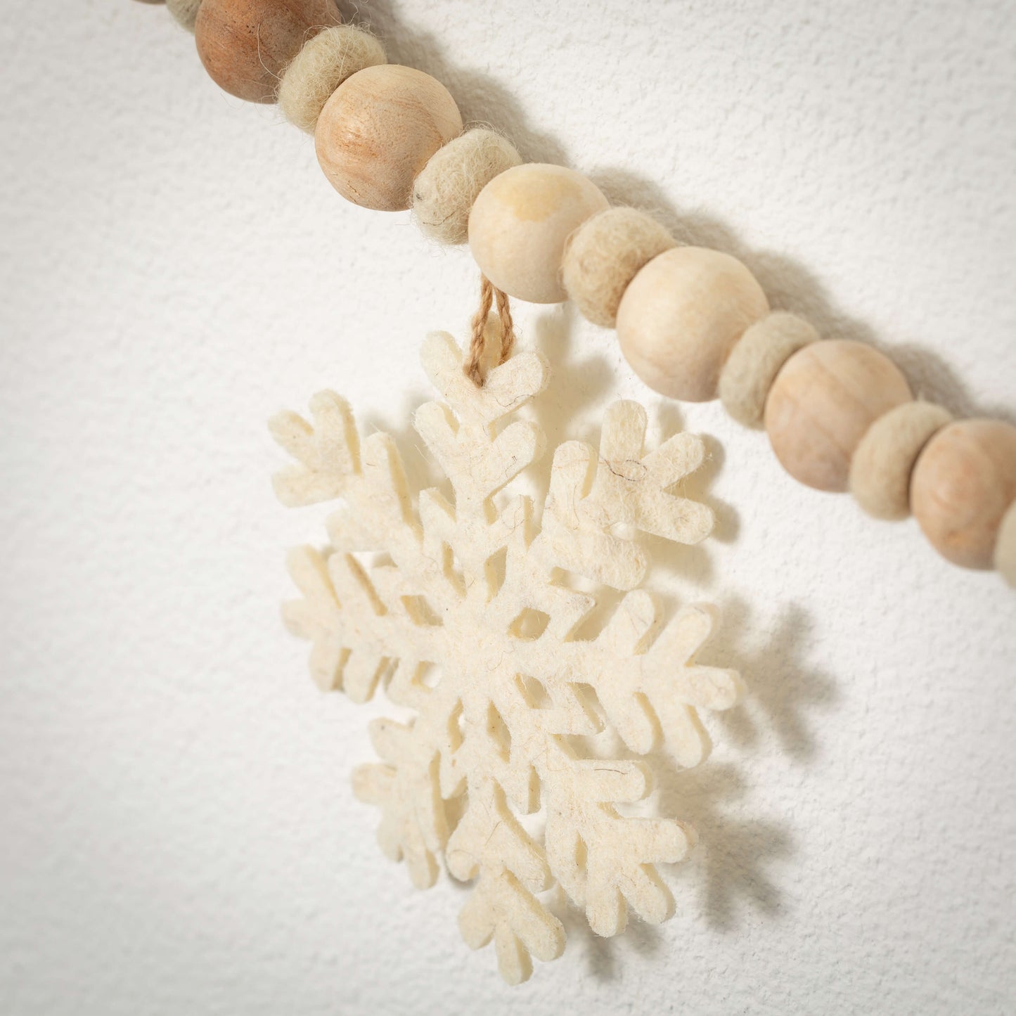 Snowflake Beaded Garland