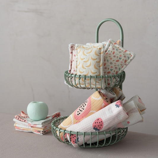 30"L x 18"w Printed Recycled Micro-fibre Tea Towel