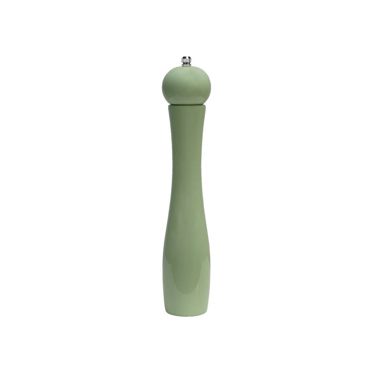 Enameled Rubberwood Salt/Pepper Mill - Mint