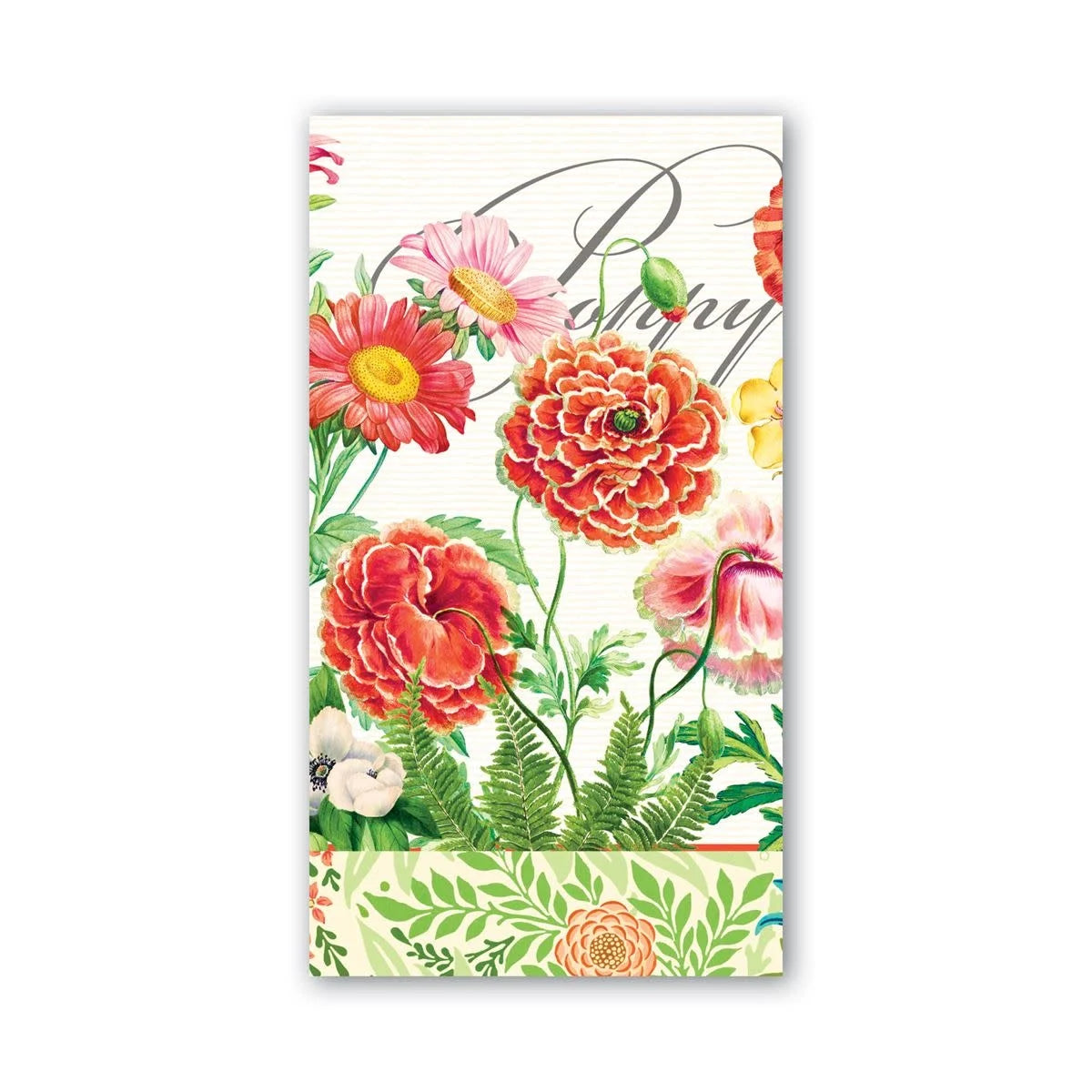 Michel Design Works - Hostess Napkins - Poppies and Posies
