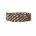 Ink + Alloy Lane Diagonal Stripe Beaded Stretch Bracelet Gold