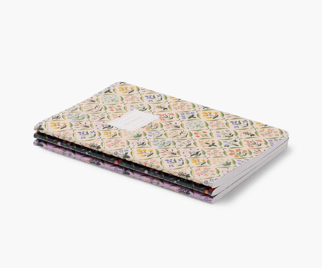 Rifle Paper Co. - Set of 3 Notebooks, (3) Styles