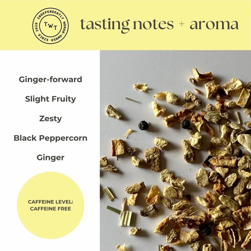 Tea with Tae - Lemon Ginger Tea Mini Tube Gift (5 tea bags)