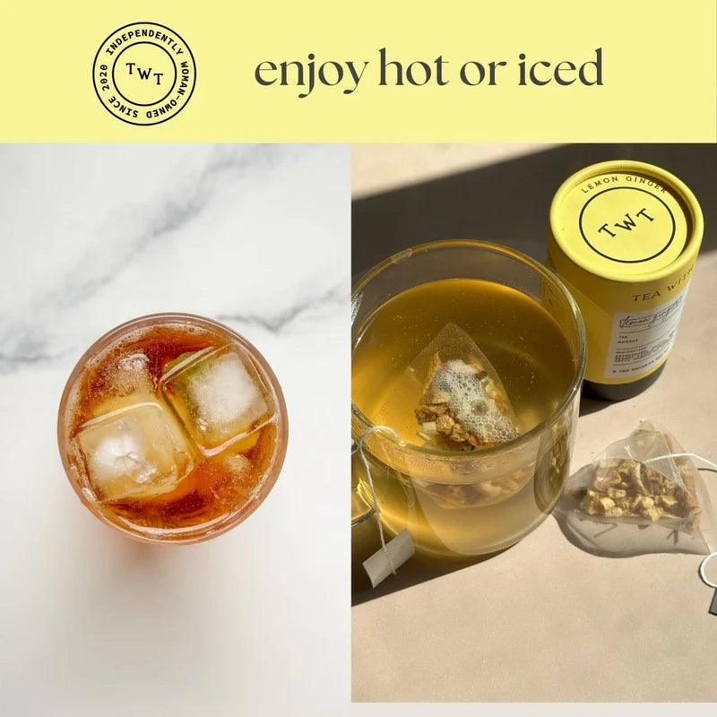 Tea with Tae - Lemon Ginger Tea Mini Tube Gift (5 tea bags)