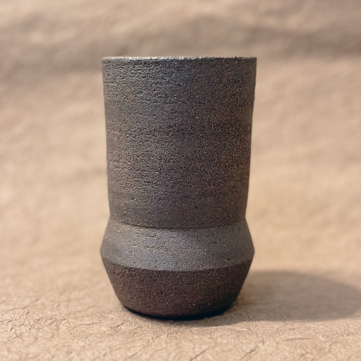 Olivia Snow Ceramics - Saturn Ceramic Tumblers in Dark Brown