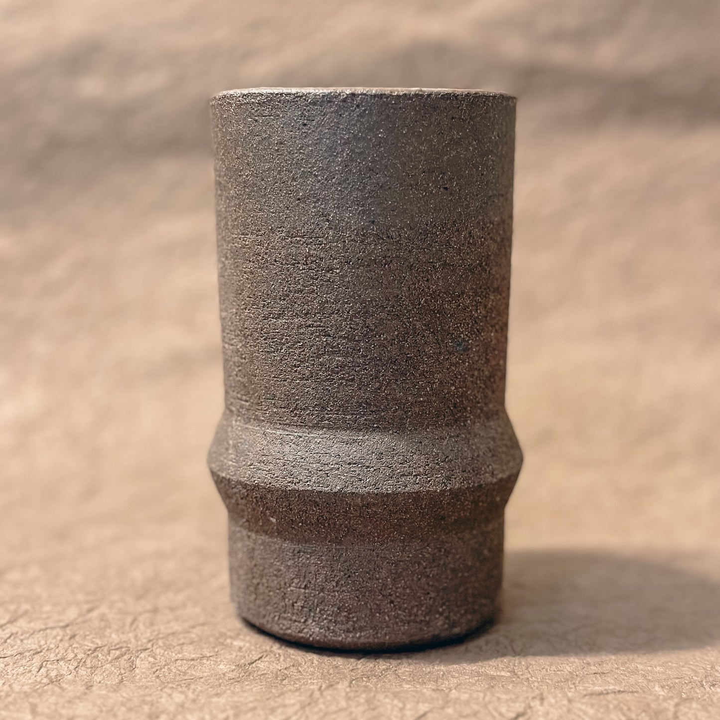 Olivia Snow Ceramics - Saturn Ceramic Tumblers in Dark Brown