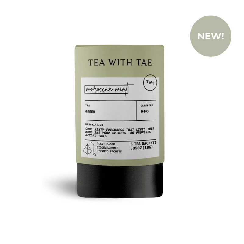 Tea with Tae - Moroccan Mint Tea Mini Tube Gift (5 tea bags)