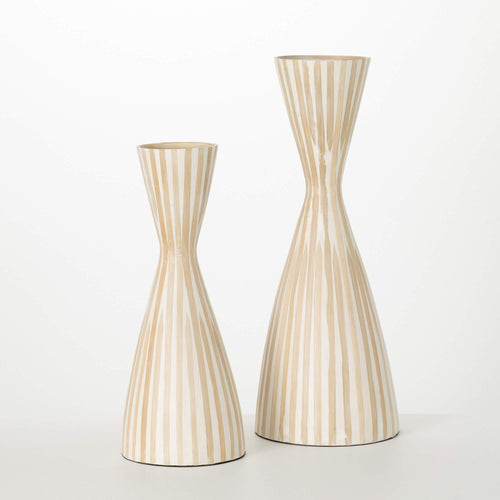 Bamboo/Capiz Vase (2 sizes) (sold separately)