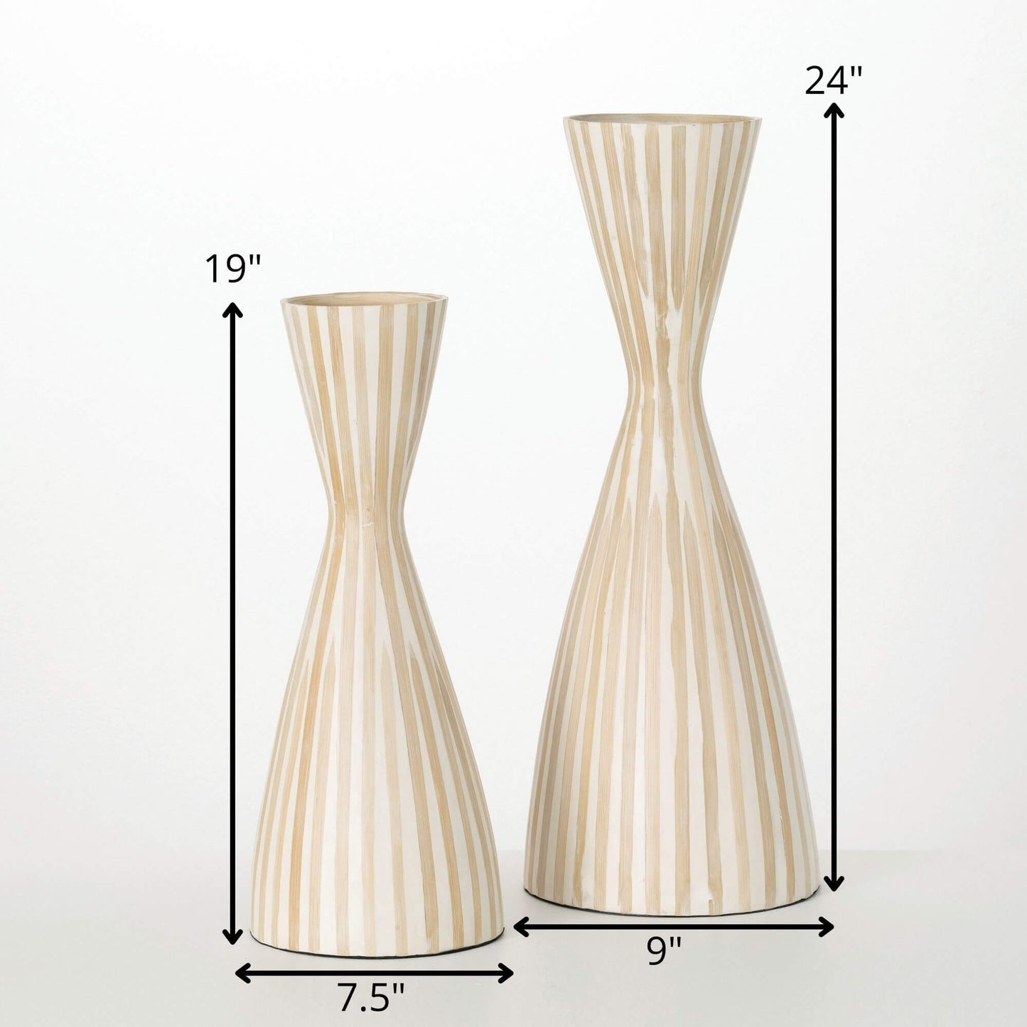 Bamboo/Capiz Vase (2 sizes) (sold separately)