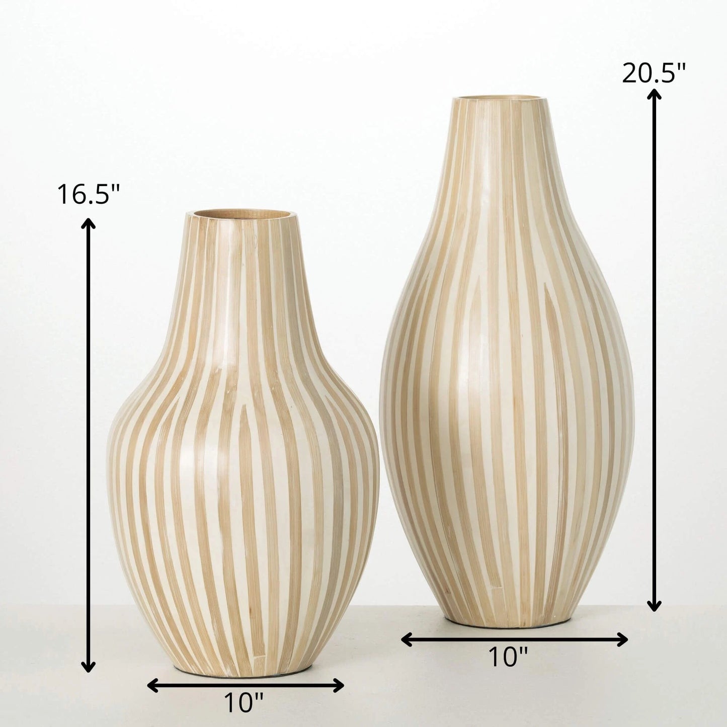 Bamboo Vase (2 sizes) (sold separately)