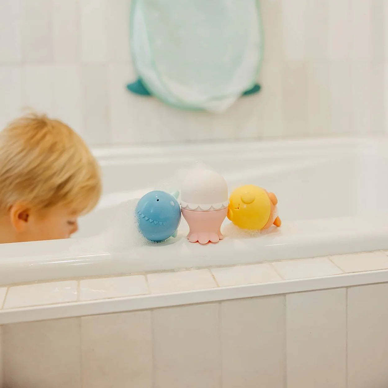 Copper Pearl Squirtie Bath Toy Set