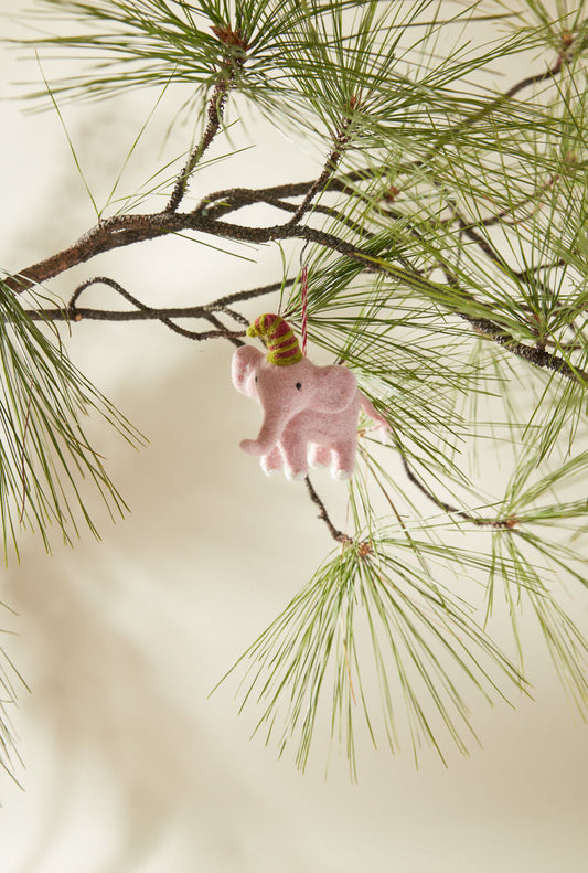 Ornament - Pink Elephant