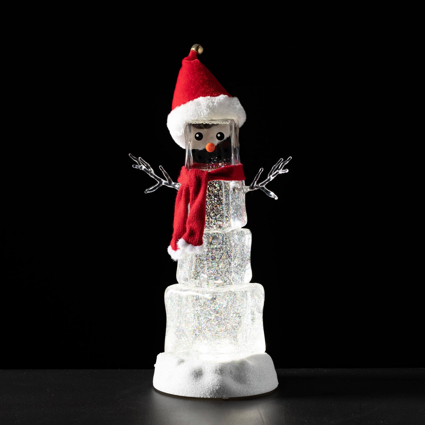 Snowman Shimmer Block Snowman - LED