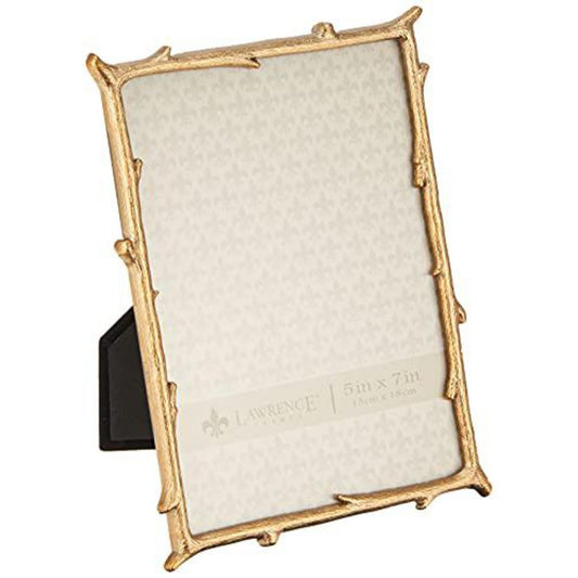 Lawrence Frame - Gold Branch Metal  5 x 7  Picture Frame