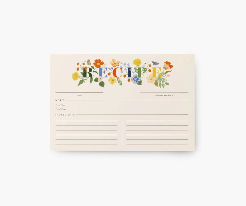 Rifle Paper Co. - Recipe Cards (2) Styles