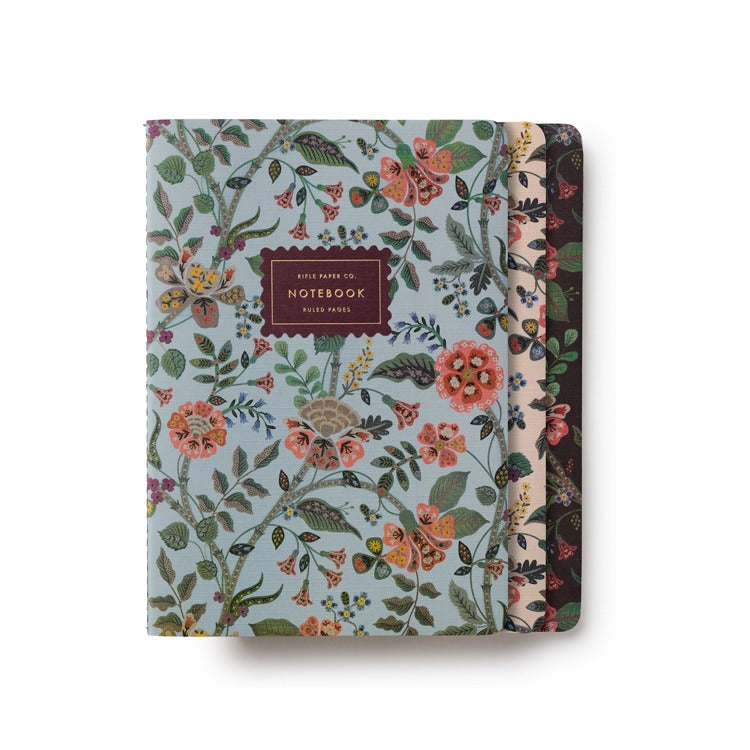 Rifle Paper Co. - Set of 3 Notebooks, (3) Styles