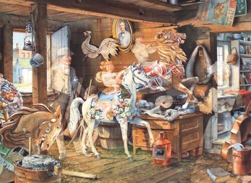 Carousel Horses, Charles Peterson