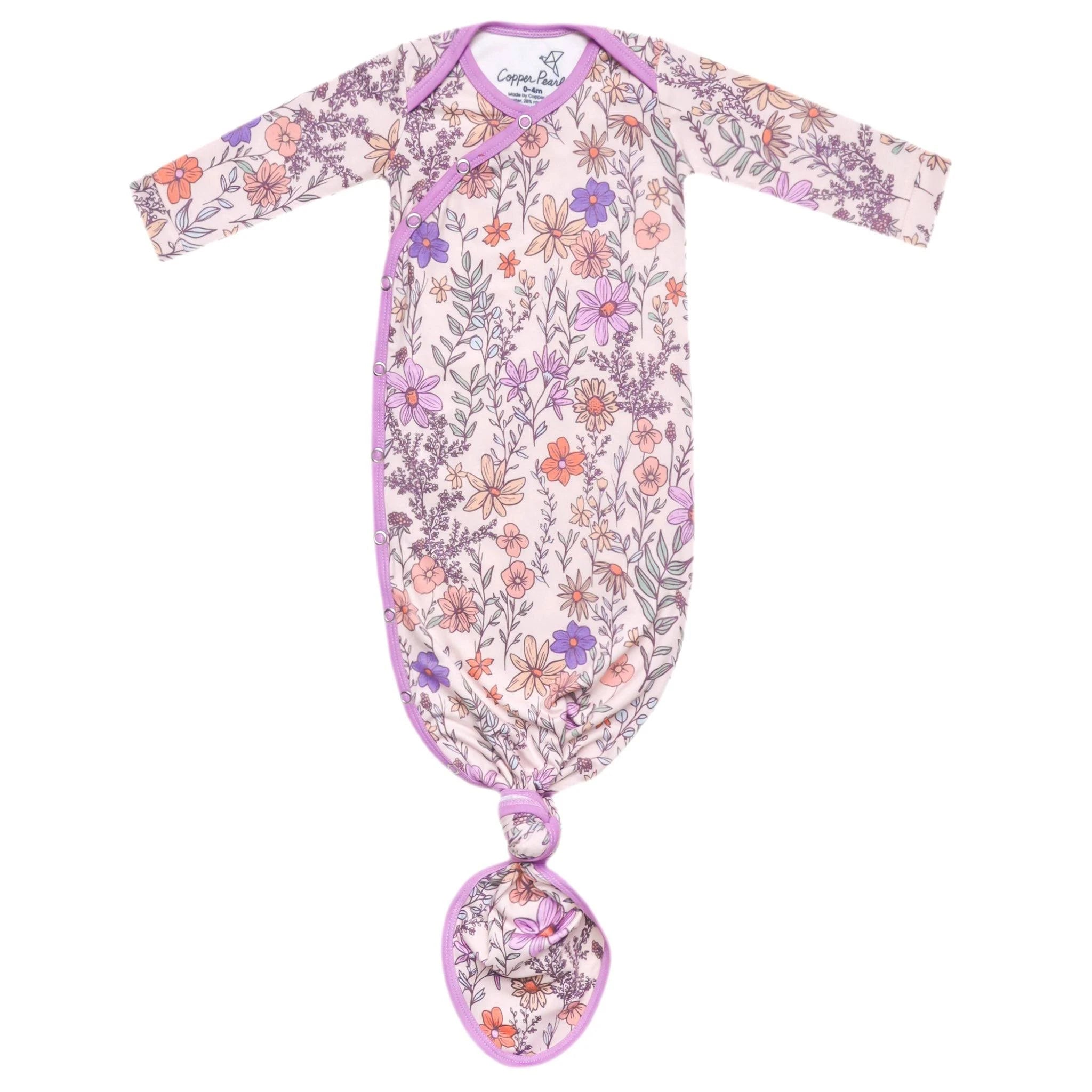 Copper Pearl Farmstead Newborn Knotted Gown