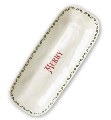 Merry Rectangular Platter