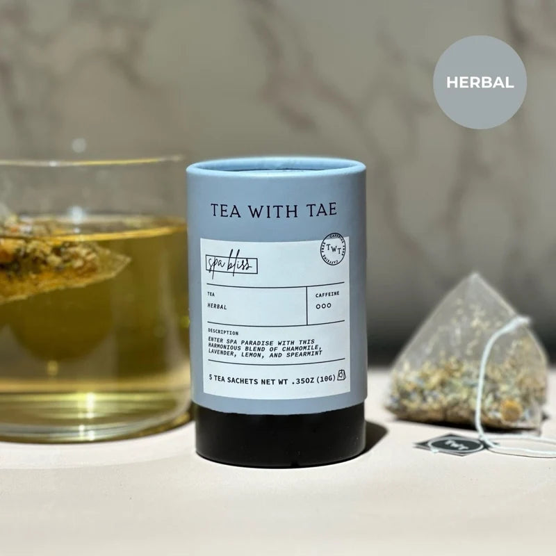 Tea with Tae - Spa Bliss Tea Mini Tube Gift (5 tea bags)