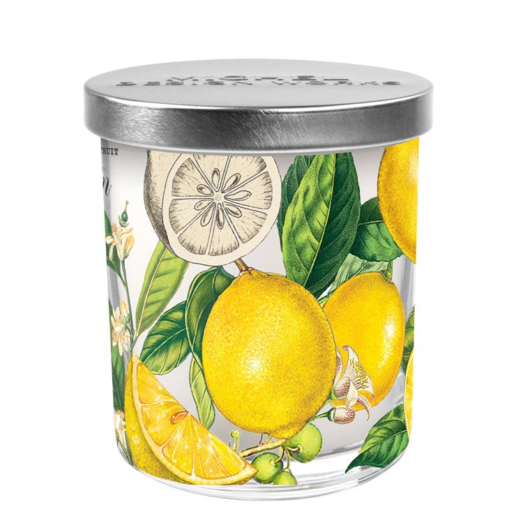 Michel Design Works - Lemon Basil Decorative Glass Candle (
