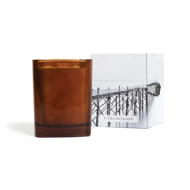 Michel Design Works - Sea Salt & Sand Square Amber Candle