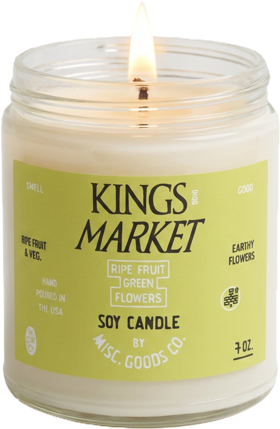 Misc. Goods Co. - "Kings Market" Soy Candle