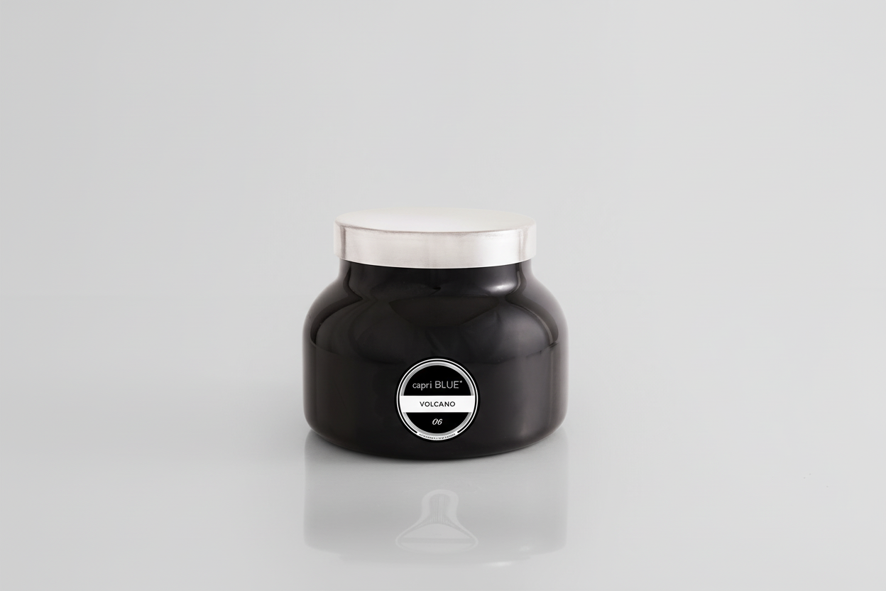 Capri Blue - Volcano Candle - Black 8 oz or Black 19 oz