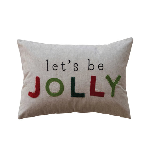 Let's Be Jolly Pillow