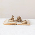 Creative Co-op - Resin Animal, antique Gold finish (3 styles)