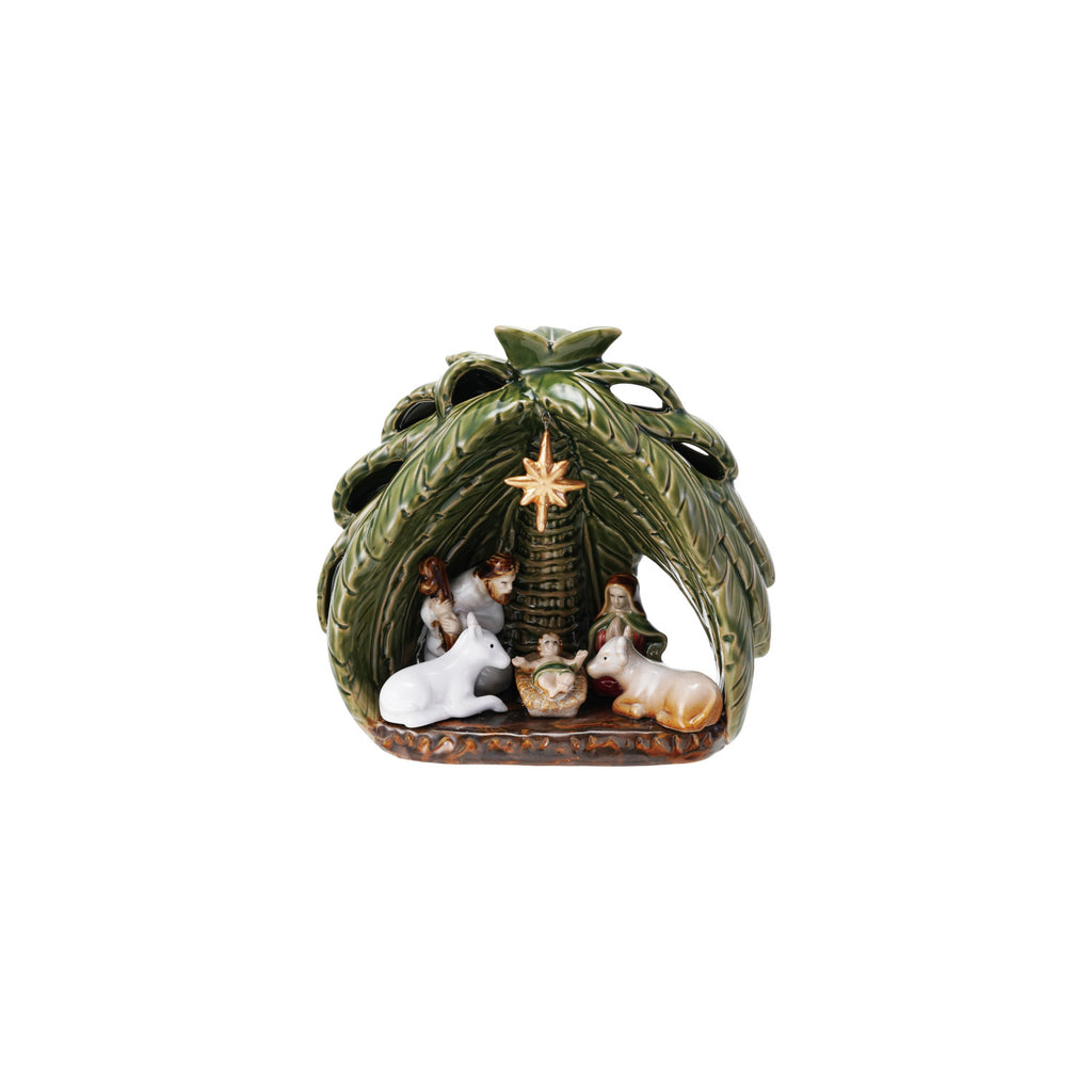 Creative Co-Op - Stoneware Vintage Reproduction Nativity