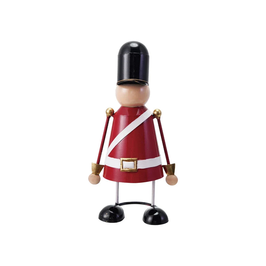 Creative Co-Op - Metal Soldier w/Spring (2 Sizes)