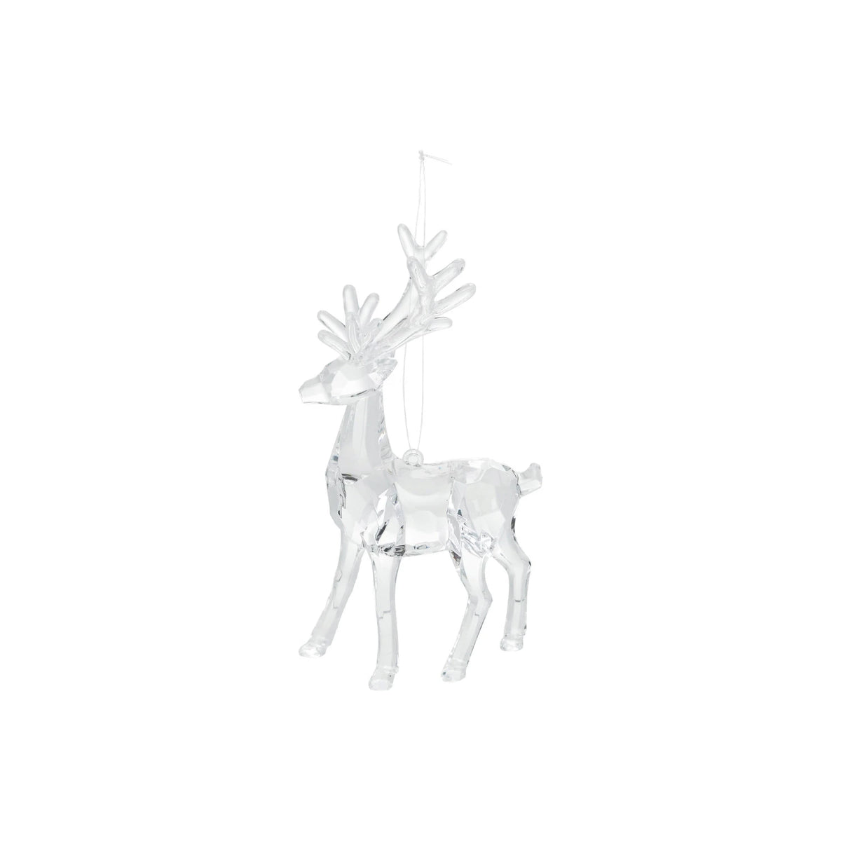 Creative Co-Op - 6" Acrylic Faceted Deer Ornament