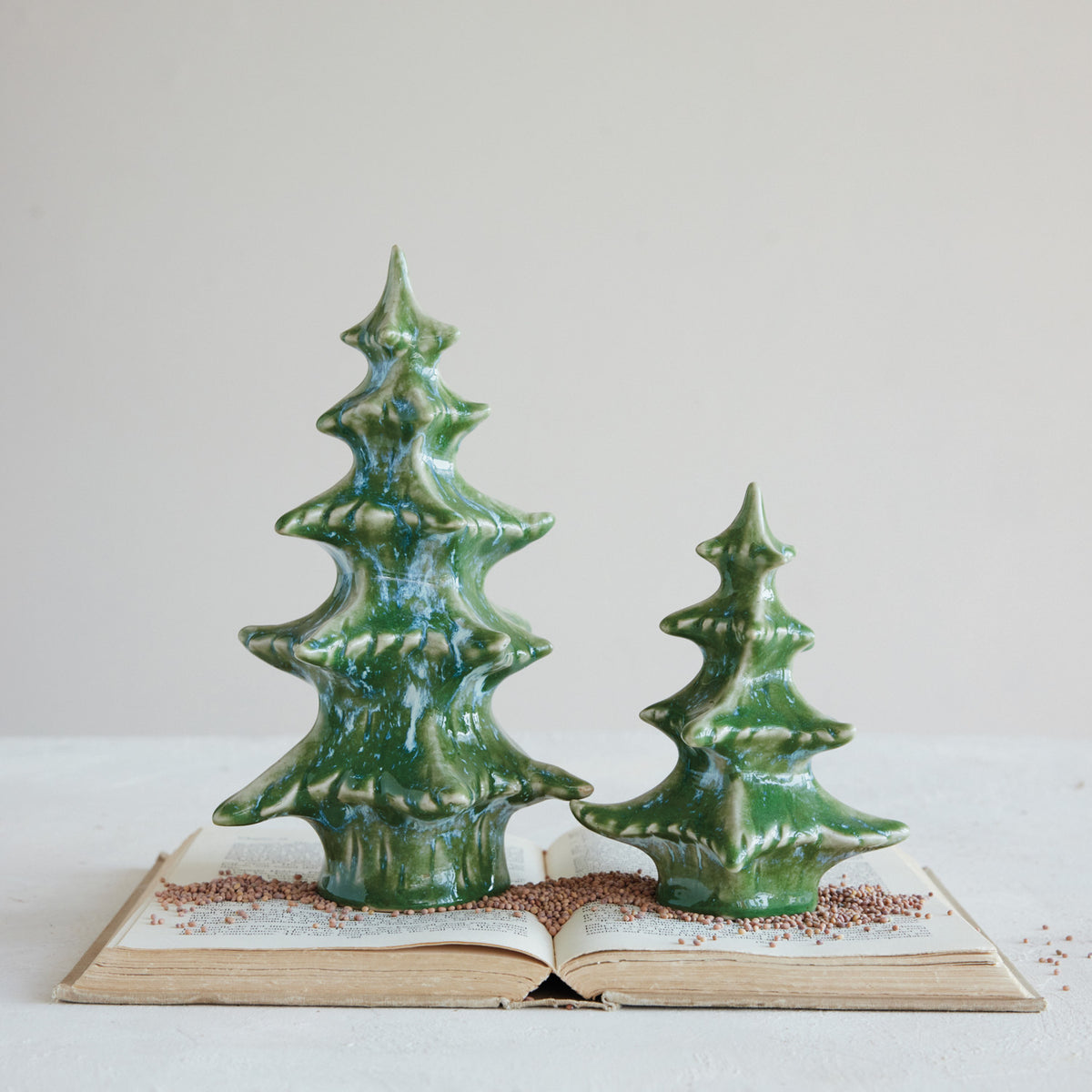 Creative Co-Op - Stoneware Tree (Green)